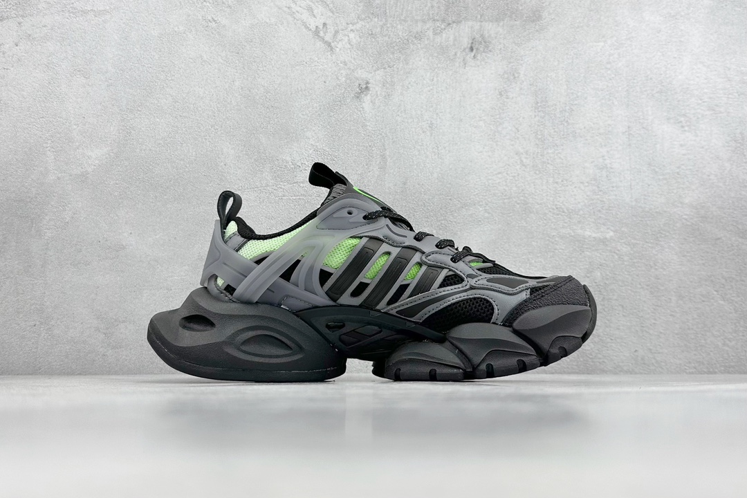 220 YH Adidas VENTO XLG DELUXE 潮流前卫科技 休闲运动老爹鞋  JP5764