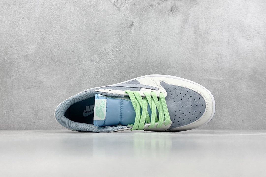 220 Travis Scott x Fragment x Air Jordan 1 Low TS联名倒勾低帮板鞋 DM7866-888