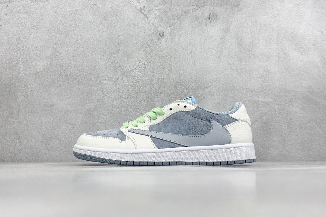 220 Travis Scott x Fragment x Air Jordan 1 Low TS联名倒勾低帮板鞋 DM7866-888