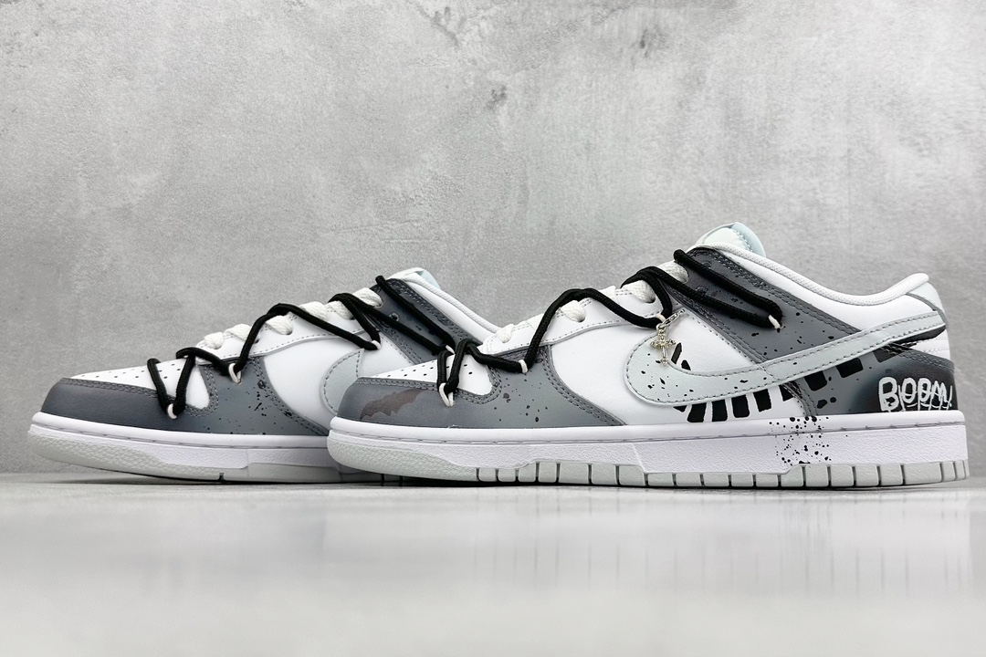 300 DIY版 Nike SB Dunk Low 泼墨涂鸦 双钩 DV0831-101