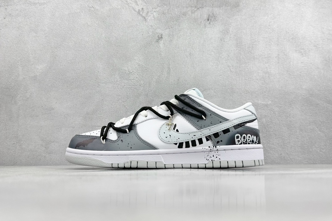 300 DIY版 Nike SB Dunk Low 泼墨涂鸦 双钩 DV0831-101