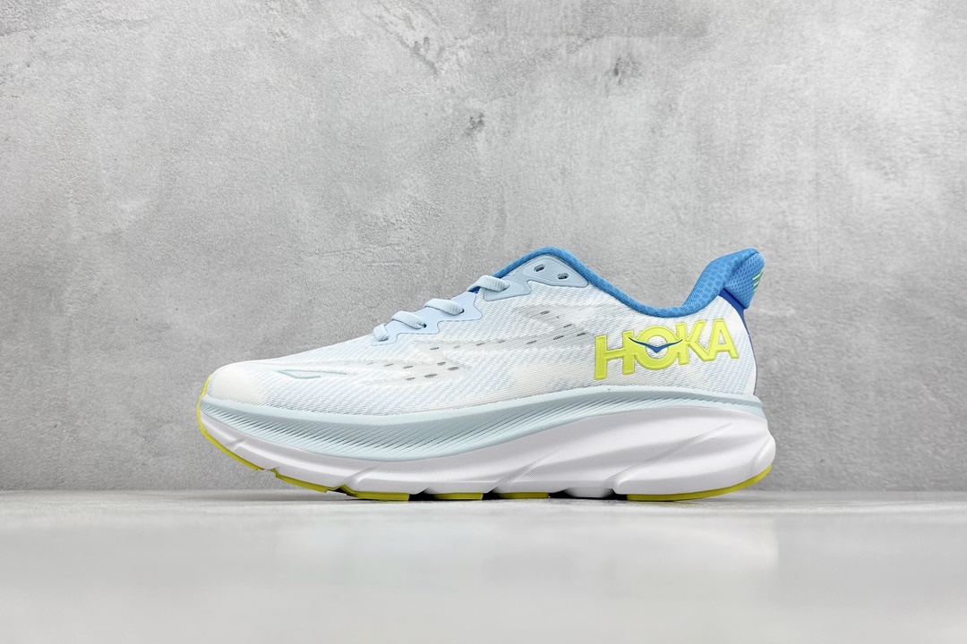 GW HOKA ONE ONE Clifton 9 Wide 克里夫顿系列 减震防滑耐磨低帮跑步鞋