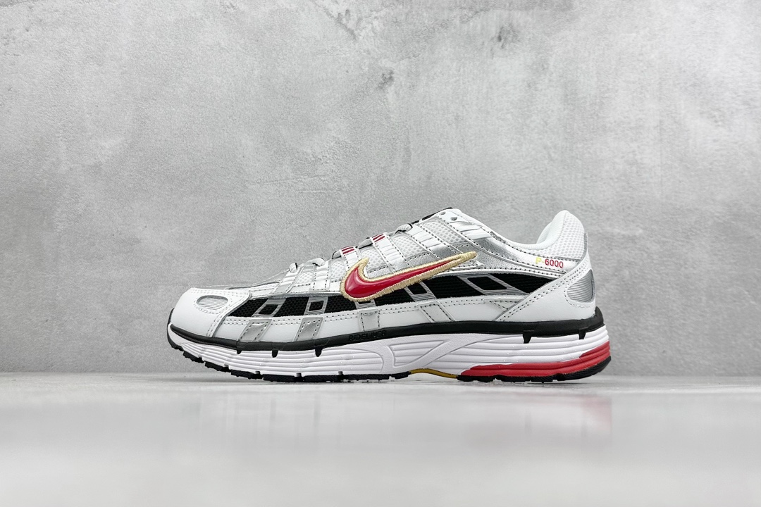 D版 NIKE P-6000 系列低帮复古老爹风 休闲运动舒适慢跑鞋  BV1021-101