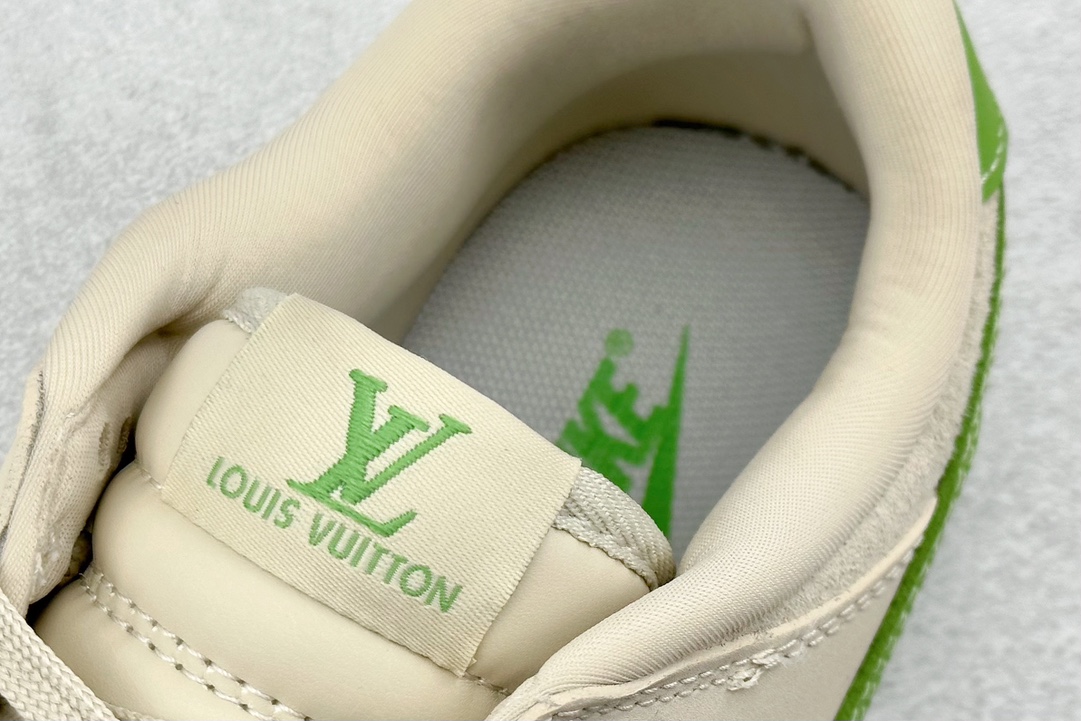 Nike SB Dunk Low x Louis Vuitton 翻毛棕绿 XB3802-345