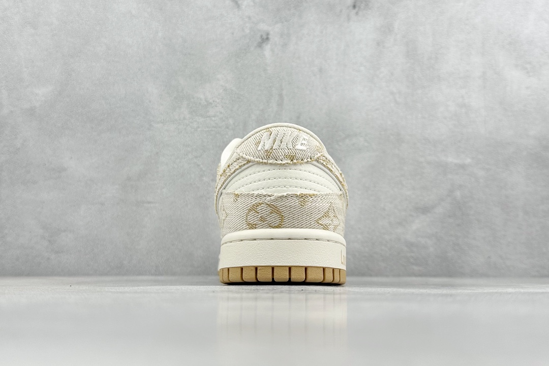 Nike SB Dunk Low x Louis Vuitton 白米棕牛仔布  SJ2068-258