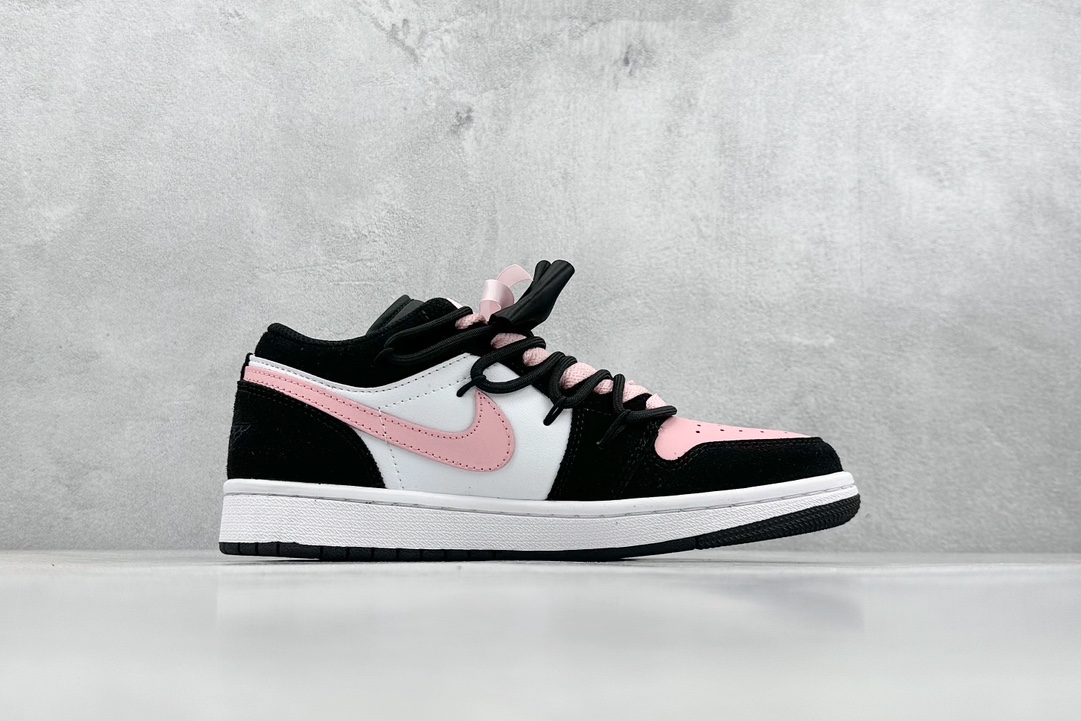 Air Jordan 1 Retro Low 蝴蝶结 黑粉 DX4374-008