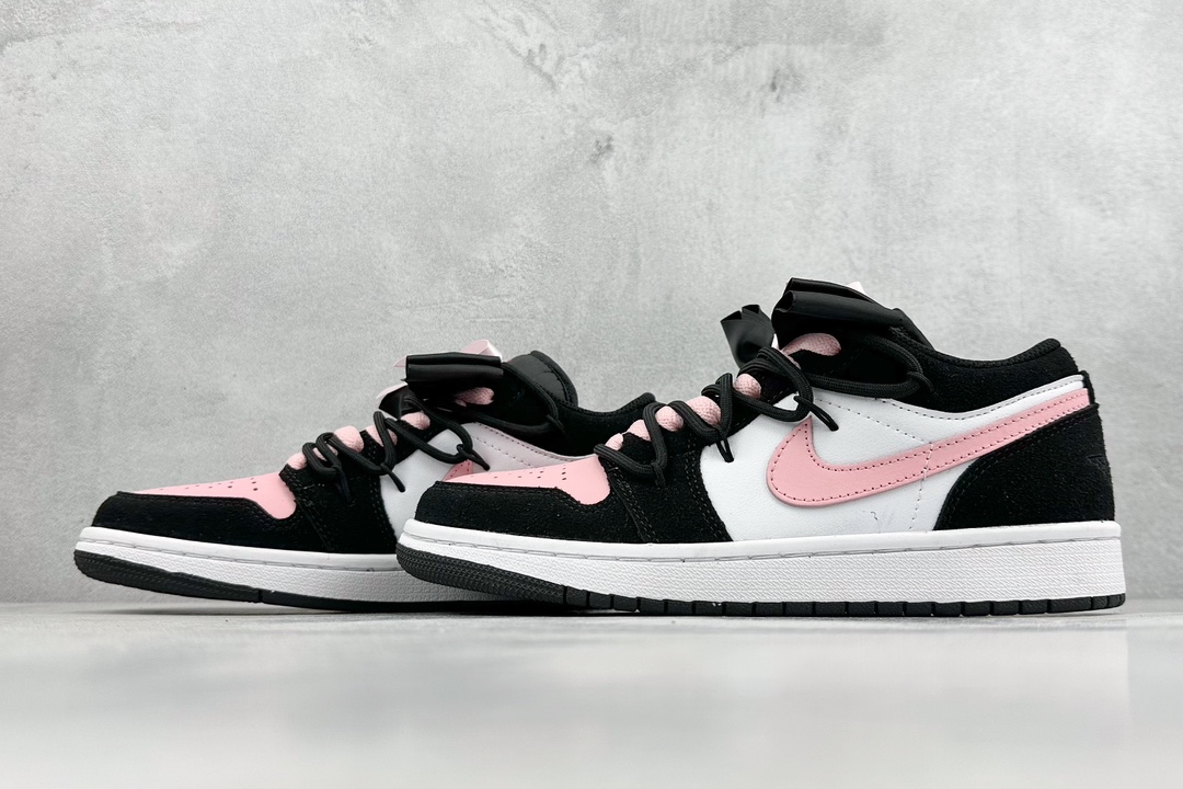 Air Jordan 1 Retro Low 蝴蝶结 黑粉 DX4374-008