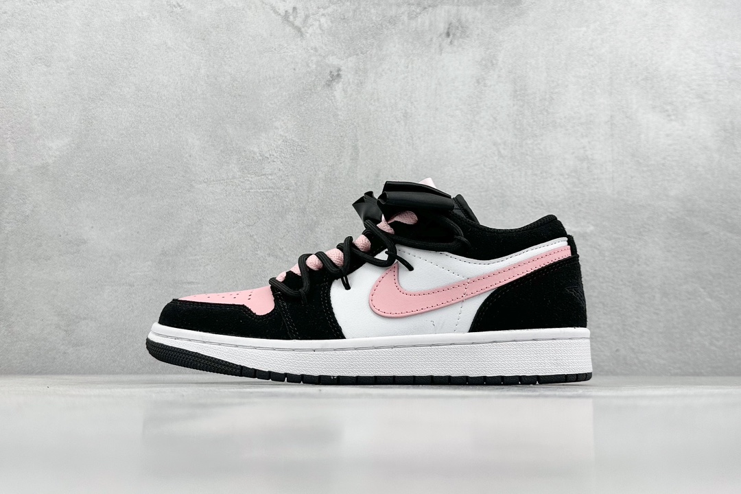 Air Jordan 1 Retro Low 蝴蝶结 黑粉 DX4374-008