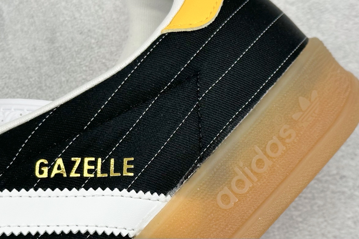 adidas originals GAZELLE INDOOR ”Olympic/Black/White/Gum” 黑色  IF9642