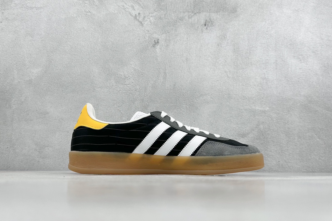 adidas originals GAZELLE INDOOR ”Olympic/Black/White/Gum” 黑色  IF9642