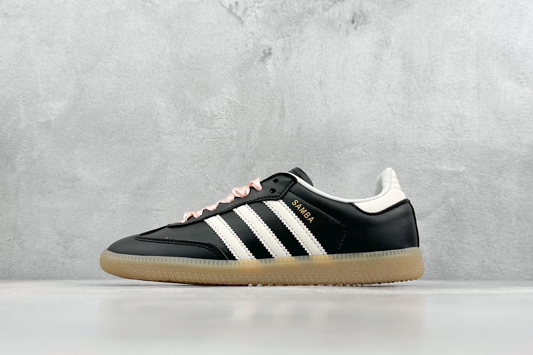 R版 adidas originals SAMBA OG 黑米粉  IH8047