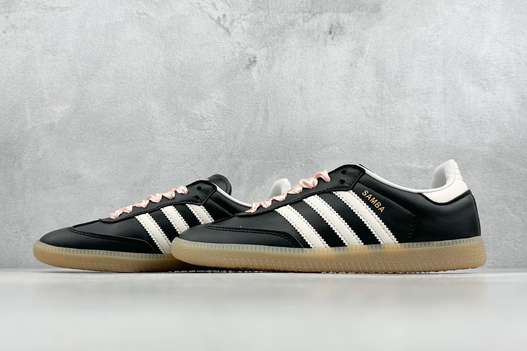 R版 adidas originals SAMBA OG 黑米粉  IH8047