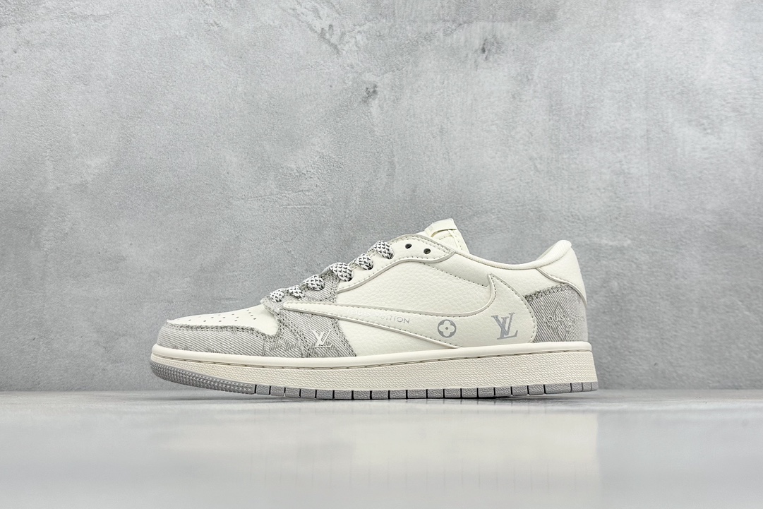 Fragment x TS x Air Jordan 1 Low x LV 三方联名倒钩低帮  LJ5188-004