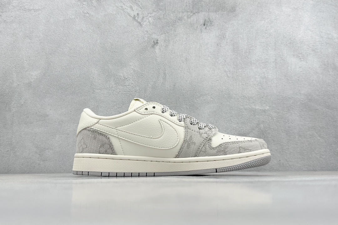 Fragment x TS x Air Jordan 1 Low x LV 三方联名倒钩低帮  LJ5188-004