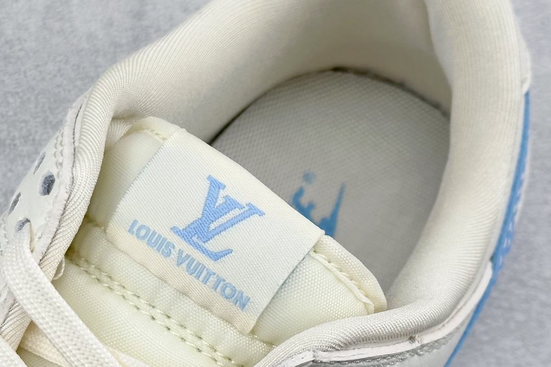 Nike SB Dunk Low x Louis Vuitton 白蓝双钩 CF3688-005