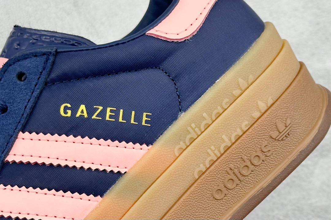 AD Originals Gazelle Bold W 三层底低帮耐磨厚底增高板鞋 IG4390