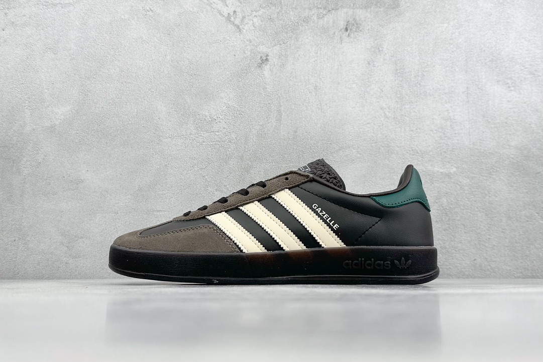 adidas Originals Gazelle INdoor 三叶草休闲防滑耐磨低帮板鞋  IH0374