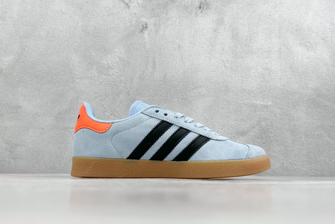 adidas Originals Gazelle 三叶草休闲防滑耐磨低帮板鞋   JI2076