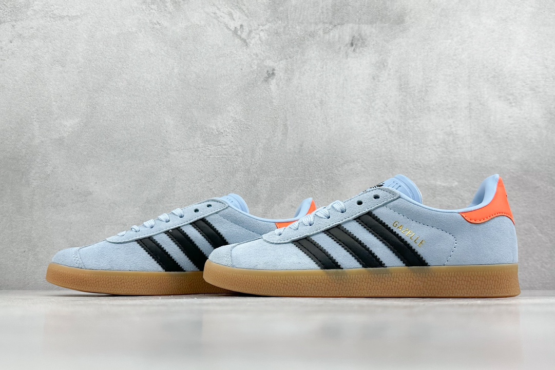 adidas Originals Gazelle 三叶草休闲防滑耐磨低帮板鞋   JI2076