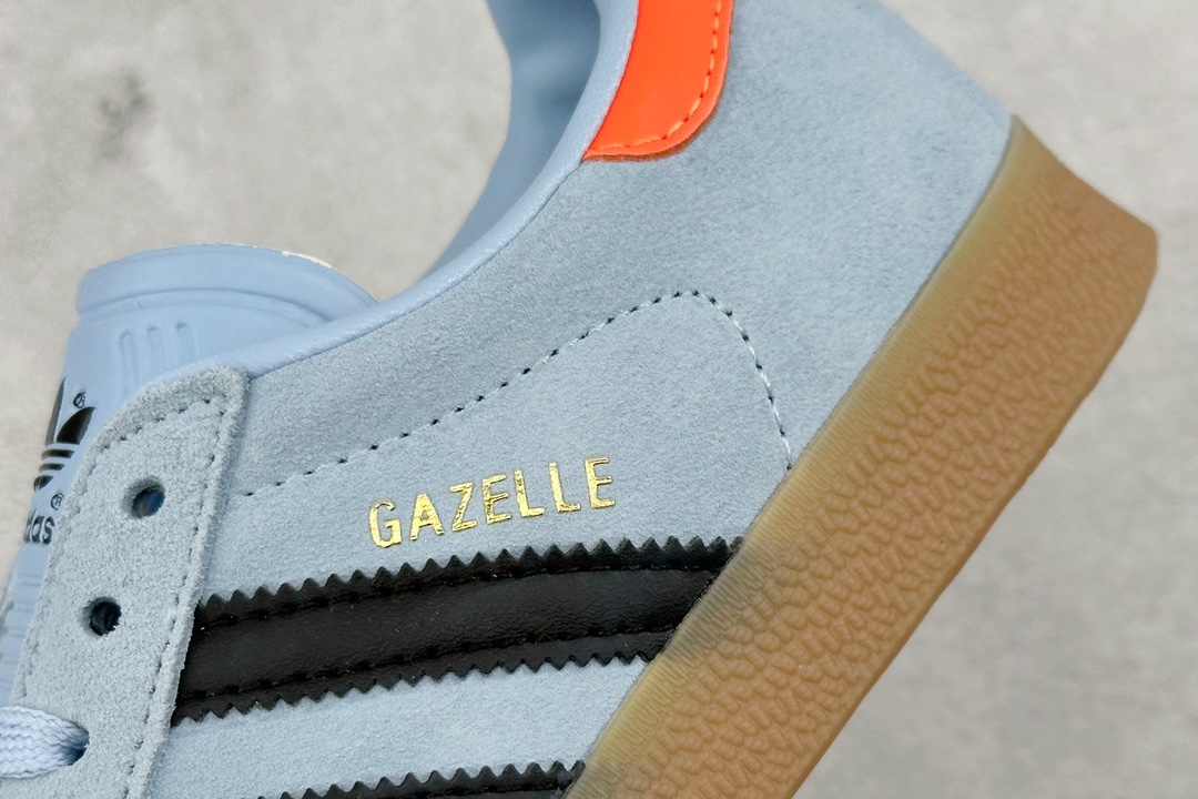 adidas Originals Gazelle 三叶草休闲防滑耐磨低帮板鞋   JI2076