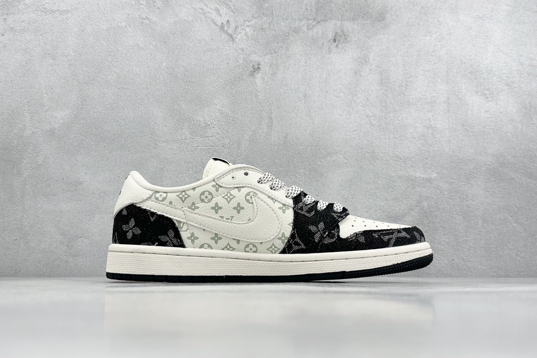 Fragment x TS x Air Jordan 1 Low x LV 三方联名倒钩低帮  SJ2068-008