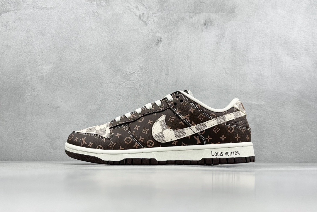 Nike SB Dunk Low x Louis Vuitton 白棕经典老花  SJ2068-255