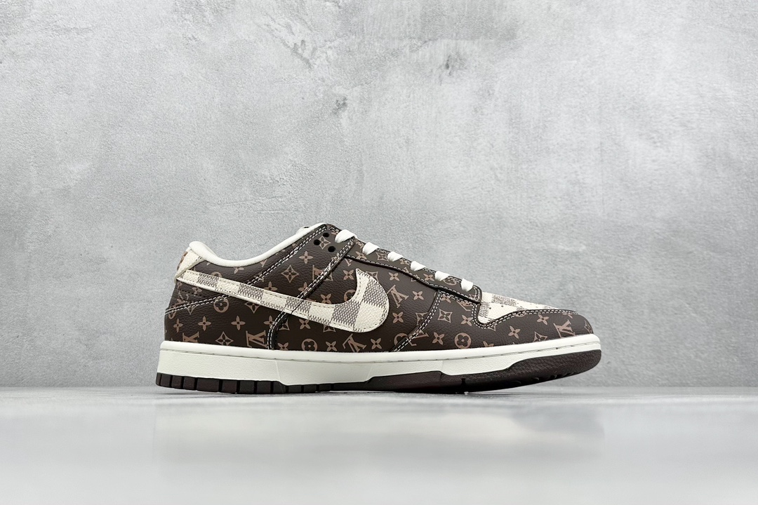 Nike SB Dunk Low x Louis Vuitton 白棕经典老花  SJ2068-255