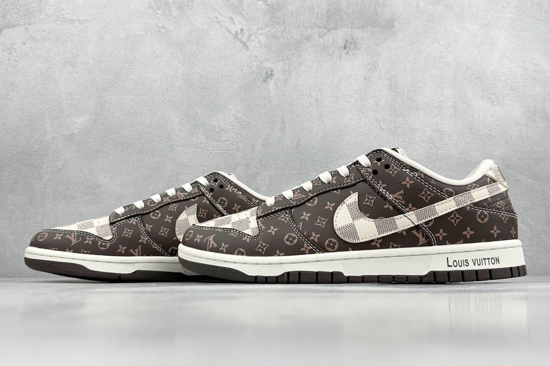 Nike SB Dunk Low x Louis Vuitton 白棕经典老花  SJ2068-255