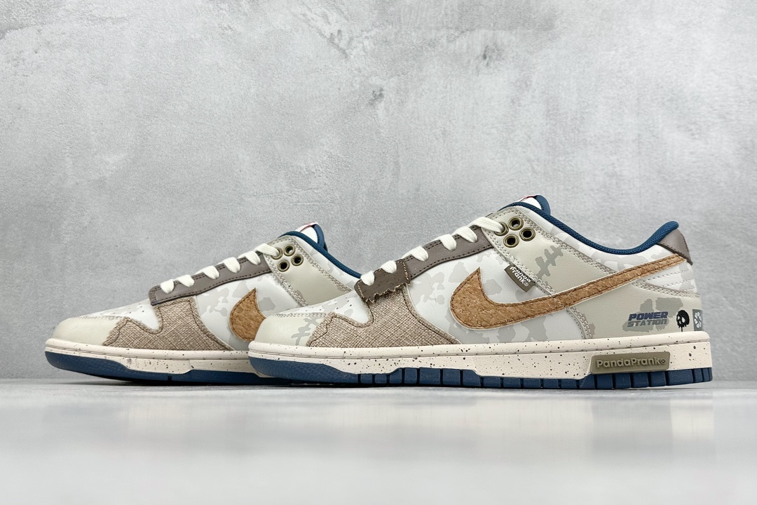 FK Nike SB Dunk Low 熊猫则座机 拓荒骑士 求生 米白棕  DD1391-400