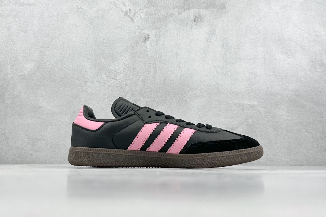 adidas Originals Gazelle INdoor 黑粉 三叶草休闲防滑耐磨低帮板鞋 ID0478