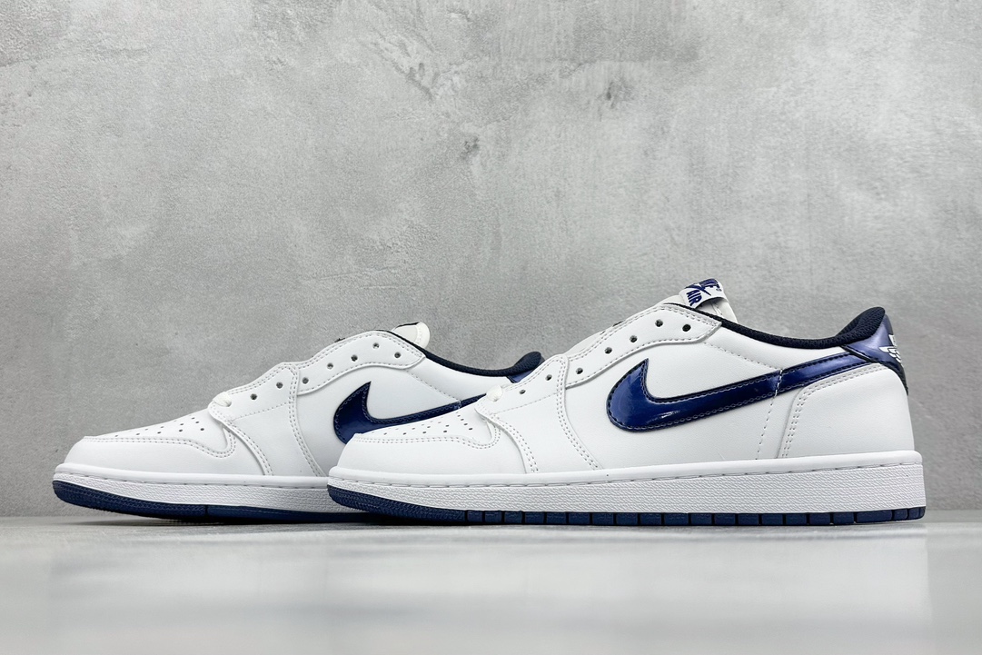 Air Jordan 1 Low ”85 Metallic Blue” AJ1 乔1金属白蓝  FB9933-141