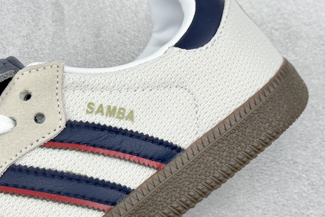 R版 adidas originals Samba LT 白蓝德训  IE9169