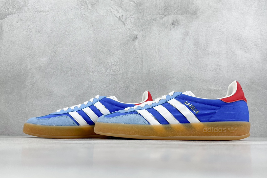 adidas Originals Gazelle INdoor 三叶草休闲防滑耐磨低帮板鞋   IF9643