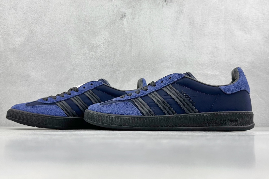 adidas Originals Gazelle INdoor 深蓝 三叶草休闲防滑耐磨低帮板鞋  IH9986