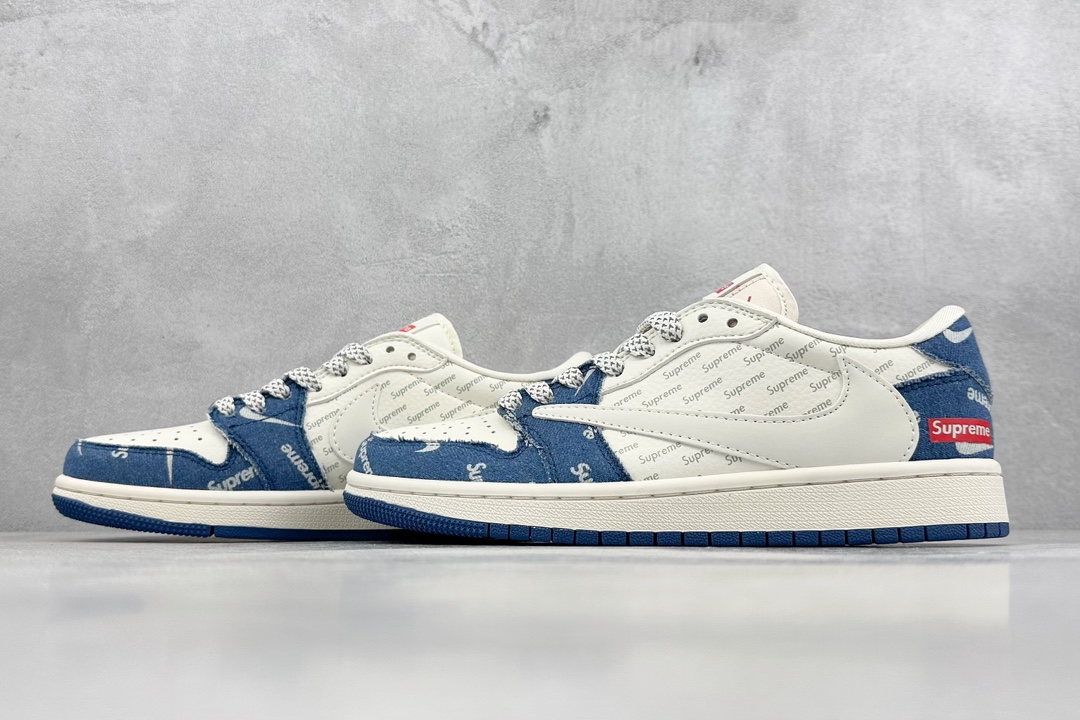 Fragment x TS x Air Jordan 1 Low x LV 三方联名倒钩低帮   LJ5188-001