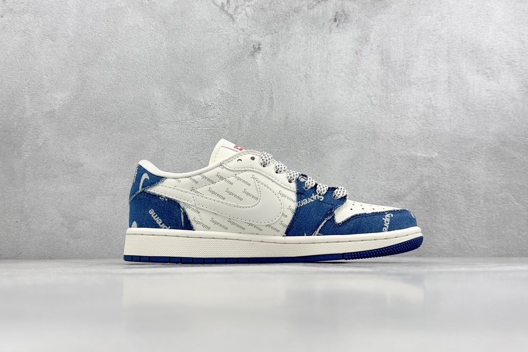 Fragment x TS x Air Jordan 1 Low x LV 三方联名倒钩低帮   LJ5188-001