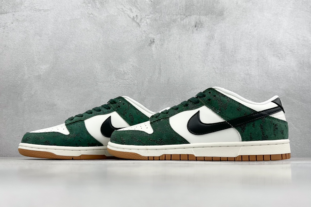 ST版 Nk Dunk Low ”Green Snake” 白绿蛇纹 SB低帮休闲运动滑板鞋 FQ8893-397