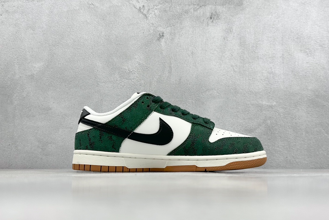 ST版 Nk Dunk Low ”Green Snake” 白绿蛇纹 SB低帮休闲运动滑板鞋 FQ8893-397