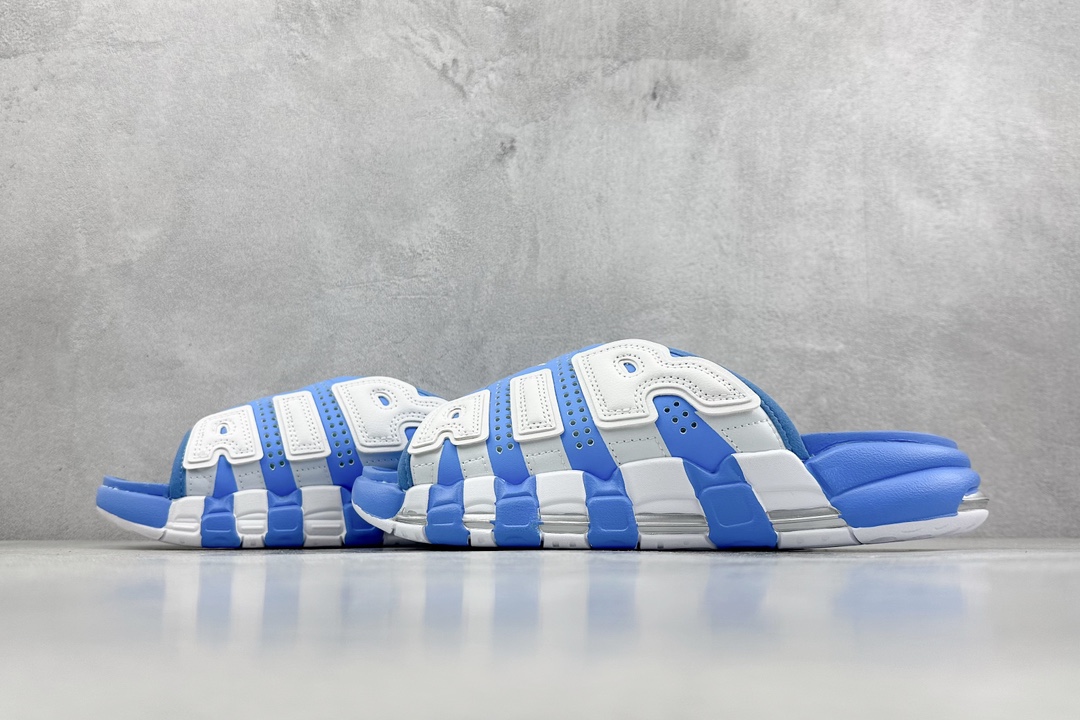 Nk Air More Uptempo Slide 皮蓬初代系列经典高街个性运动户外休闲一字拖鞋  FD9883-400