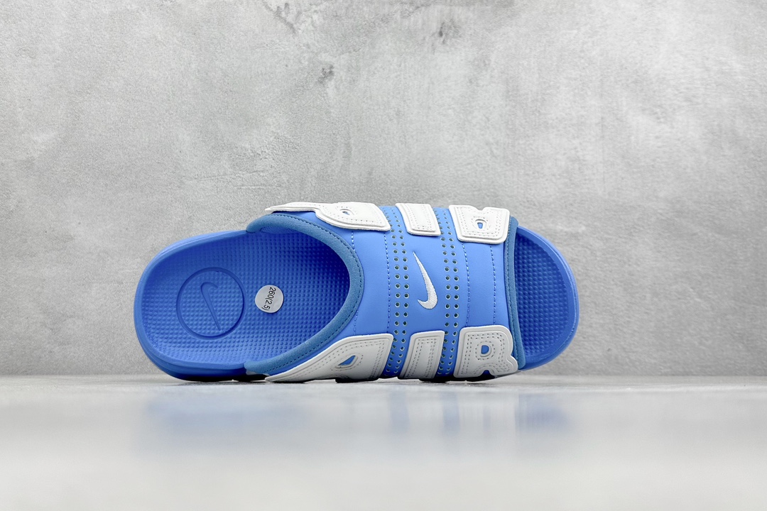 Nk Air More Uptempo Slide 皮蓬初代系列经典高街个性运动户外休闲一字拖鞋  FD9883-400