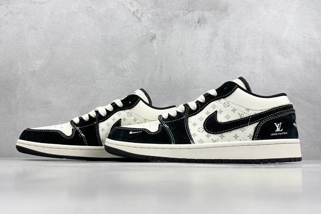 Fragment x TS x Air Jordan 1 Low x LV 三方联名倒钩低帮  SJ9950-007