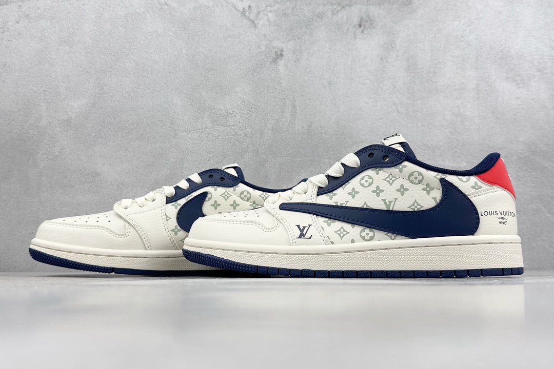 TS x Air Jordan AJ1 Low 倒钩低帮联名定制配色  LJ5188-002