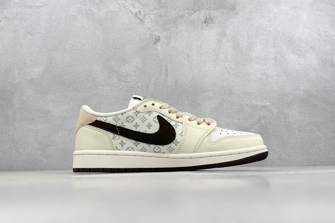 Fragment x TS x Air Jordan 1 Low x LV 三方联名倒钩低帮   LJ5188-006