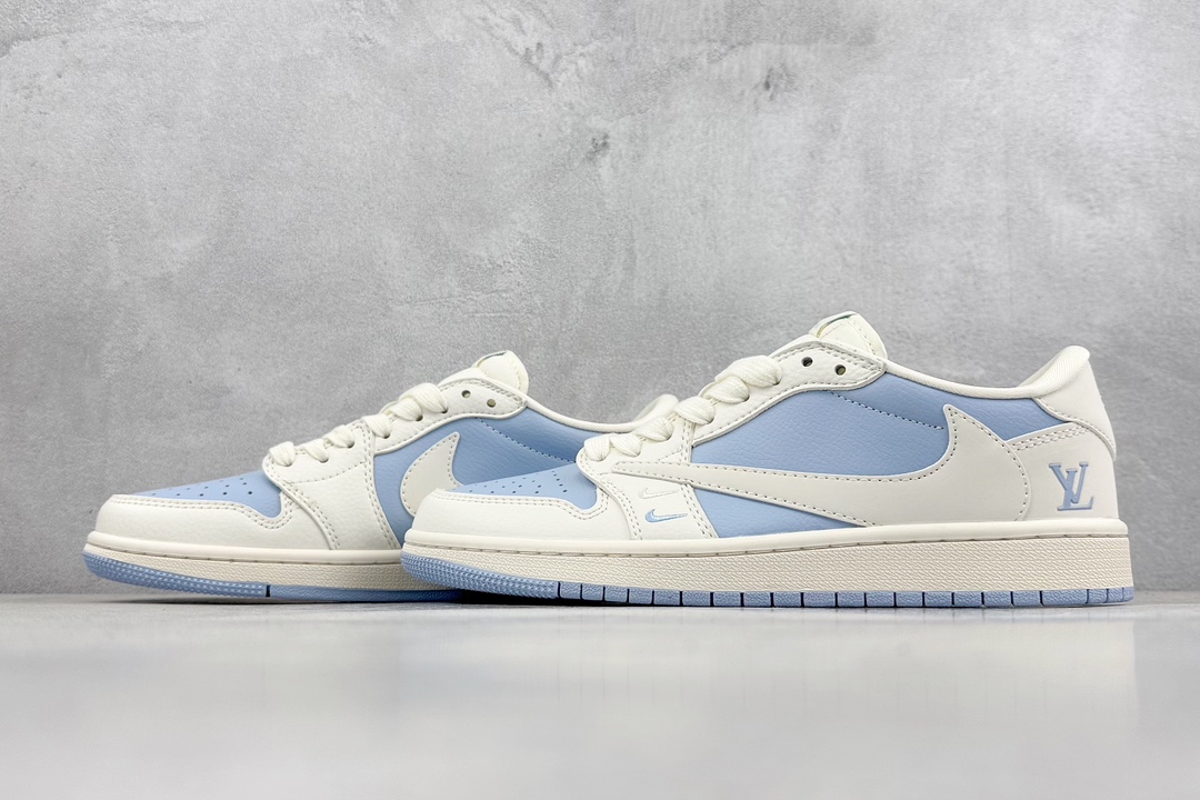 Fragment x TS x Air Jordan 1 Low x LV 三方联名倒钩低帮  BB6588-103