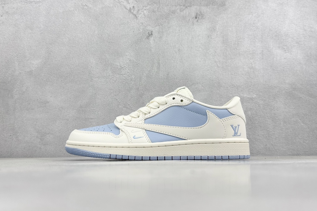 Fragment x TS x Air Jordan 1 Low x LV 三方联名倒钩低帮  BB6588-103