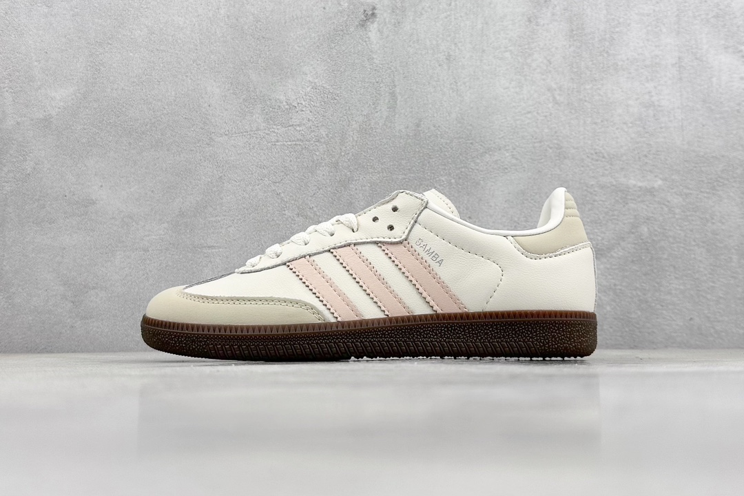 Ls版 adidas originals Samba 白粉色   IH2751