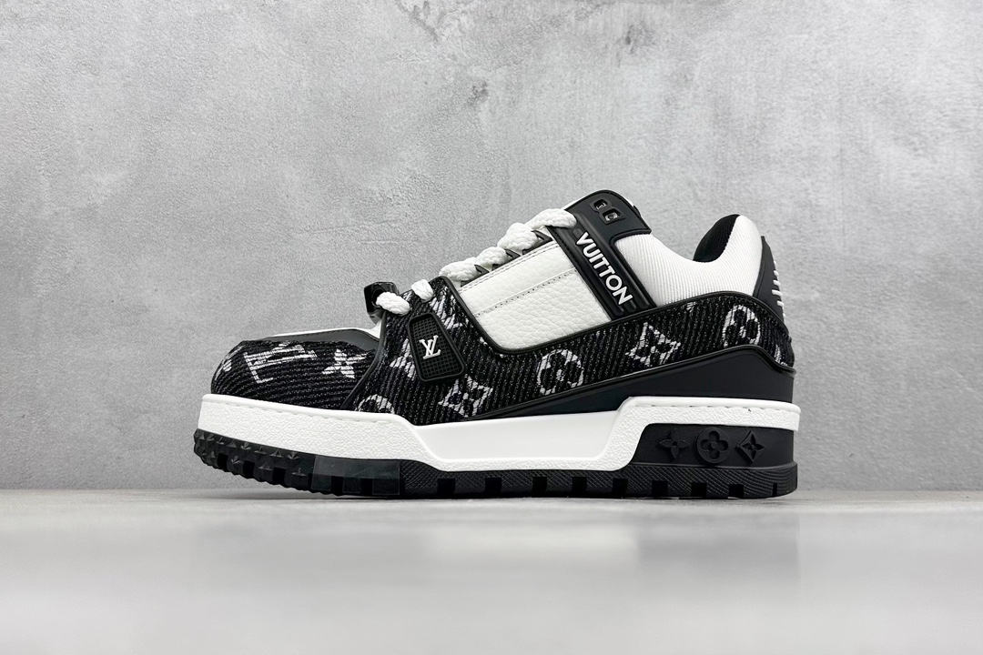 新货纯原级别 空胶工艺 高端零售专供Louis Vuitton 路易威登 LV Trainer 低帮休闲板鞋