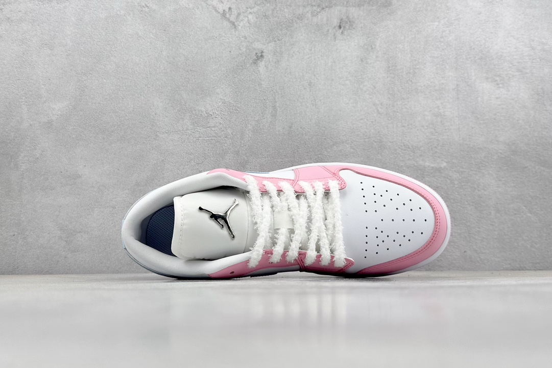 K版 Jordan Air Jordan 1 LOW ”White/Pink Foam/GlacierBlue”粉蓝  HM3706-141