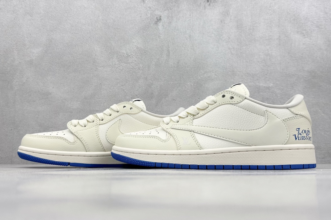 Fragment x TS x Air Jordan 1 Low x LV 三方联名倒钩低帮 LJ5188-007