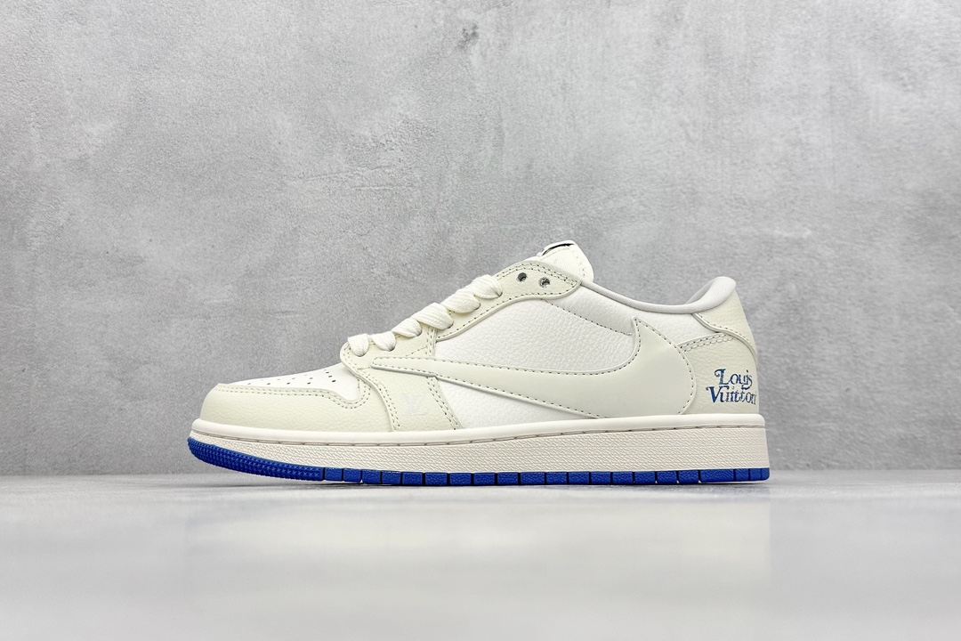 Fragment x TS x Air Jordan 1 Low x LV 三方联名倒钩低帮 LJ5188-007